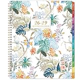 Papier de qualité supérieure : la couverture dispose d'un motif de perroquet de la forêt tropicale vibrante sur un fond blanc, protégé par un film coloré durable pour plus de style et de résistance. À l'intérieur, le papier de haute qualité respectueux des yeux empêche l'encre de traverser et assure une écriture fluide.