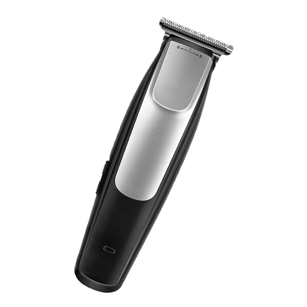 Alipis USB Wiederaufladbarer Haarschneider Silber Elektrischer Haarschneider mit Laufzeit Inkl Verschiedene Aufsteckkämme Kabelloser Trimmer für Haar und Bartpflege Professionell für