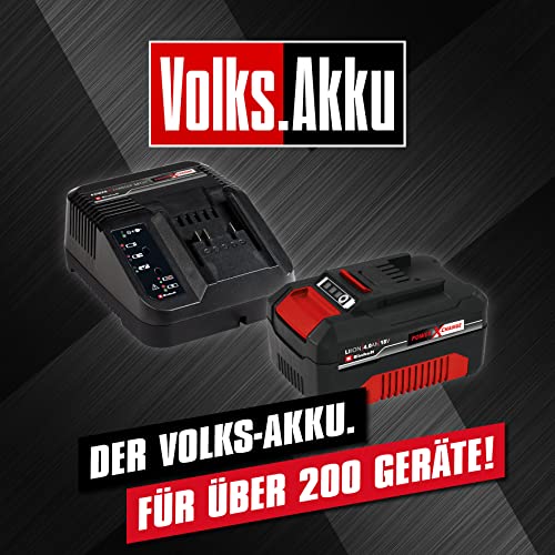 Original Einhell Starter Kit 4,0 Ah Akku und Ladegerät Power X-Change (Li-Ion, 18 V, 75 min Ladezeit, passend für alle Power X-Change Geräte) 1er Pack – Bild 4