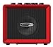 Battery powered portable mini amp (Red) ideal for Guitar w/additional Aux input & headphone jack