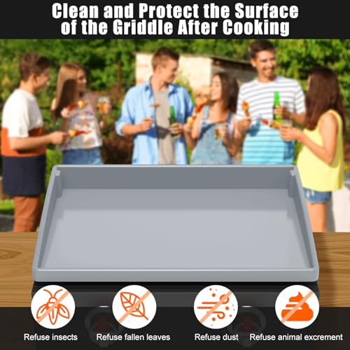Tapis de cuisson en silicone couverture complète plancha robuste 55,9cm - 3