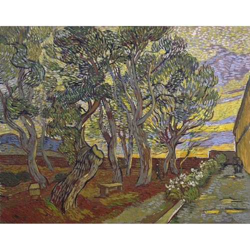 Van Gogh Le banc de jardin impression giclée 61x81 cm