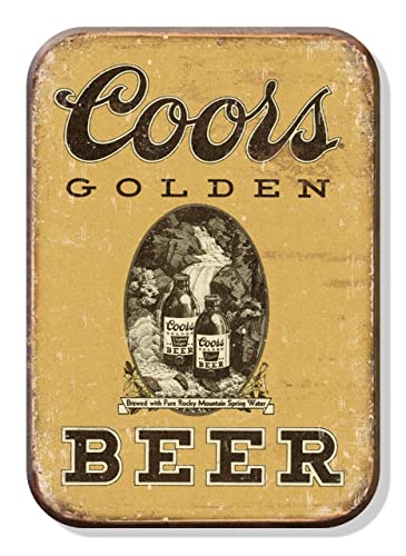 Desperate Enterprises Coors Golden Vintage Beer Refrigerator Magnet - Funny Magnets for Office, Home & School - Made in The USA