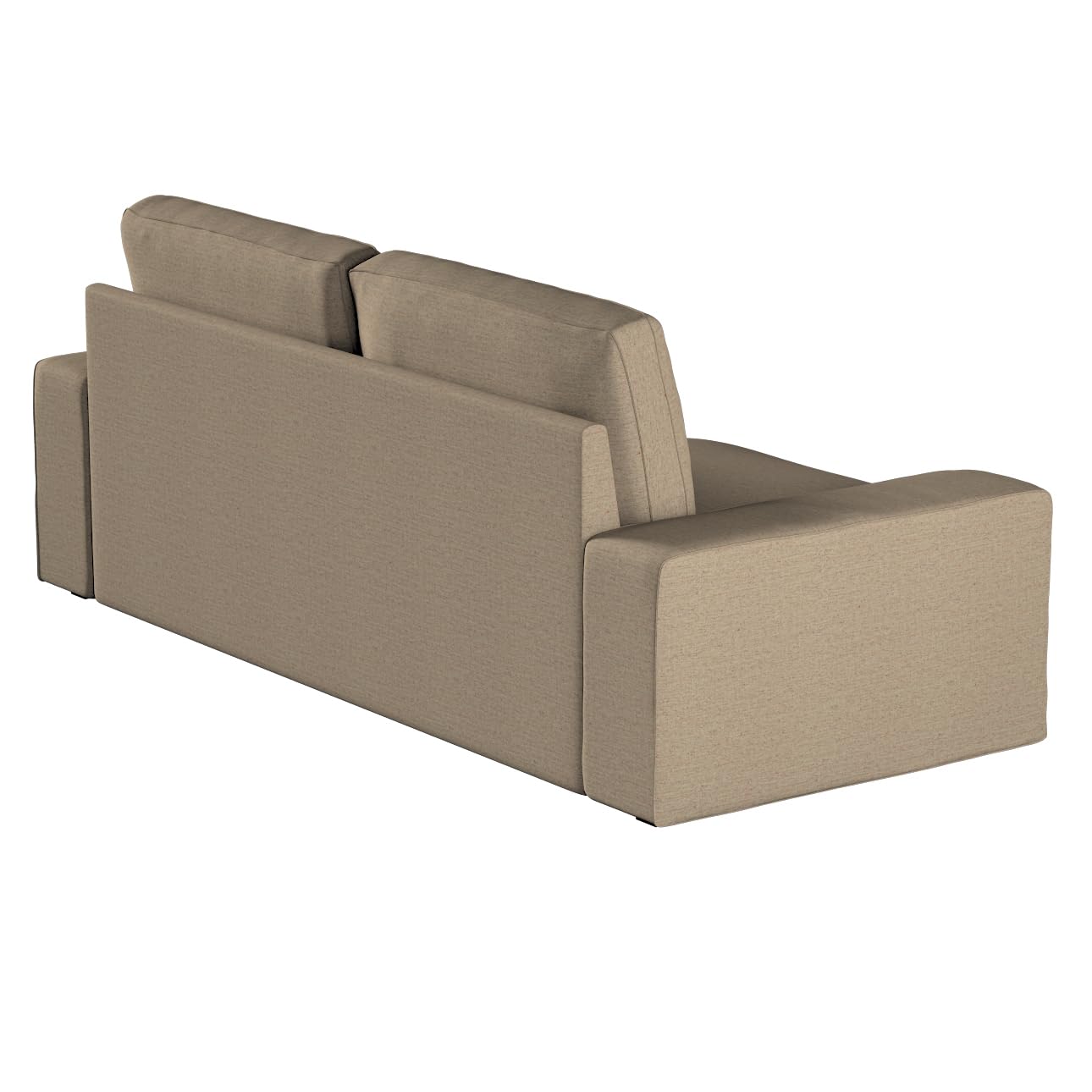 Dekoria Housse de rechange pour canapé Kivik 3 places compatible avec le modèle Kivik, beige