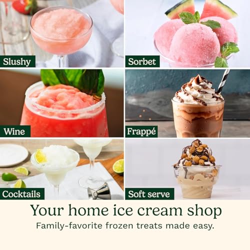 Image of Cuisinart ICE-200IN 6-in-1 Slushy & Soft Serve Maker, Built-In Compressor Ice Cream Machine, Makes Soft Serve, Slushies, Sorbet, Frozen Yogurt, Frappes & Frozen Drinks, 1.7 Quart Capacity