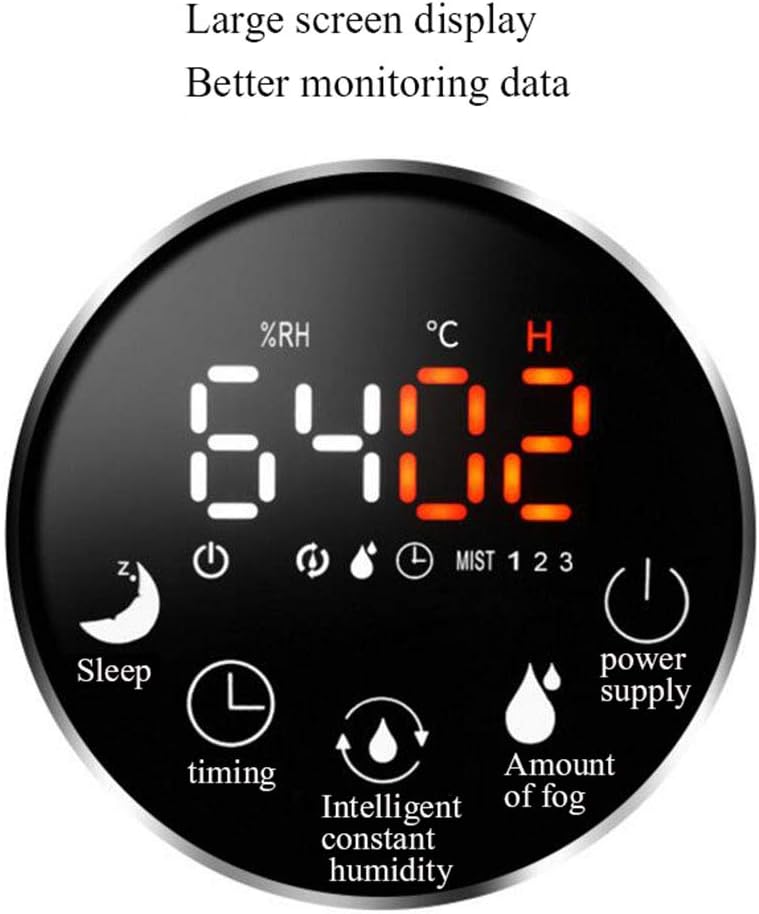 Adjustable Four-Way Nozzle Large Capacity Spray moisturizing Area 80-120m3 Water Shortage and Power Protection White Household