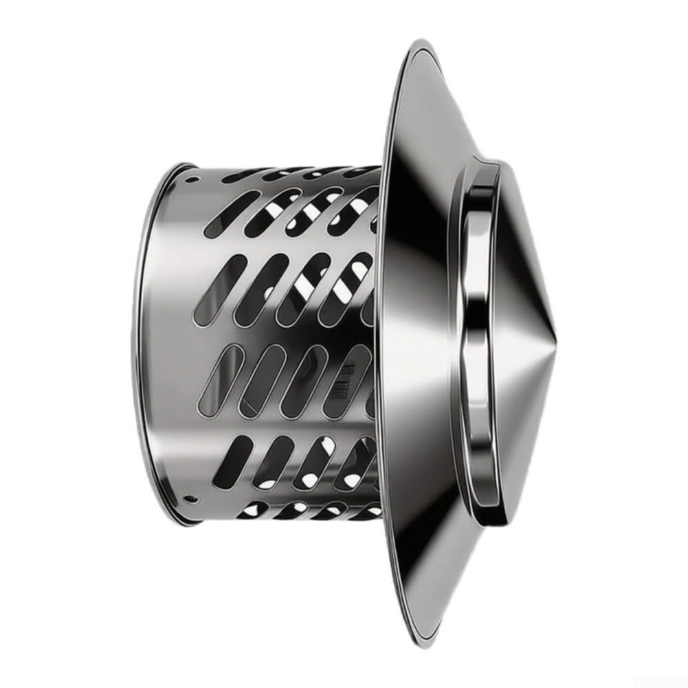 Campana Extractora Exterior para acero Inoxidable 304 Antilluvia y Antiaves para Ventilación de Pared para techo(75MM)