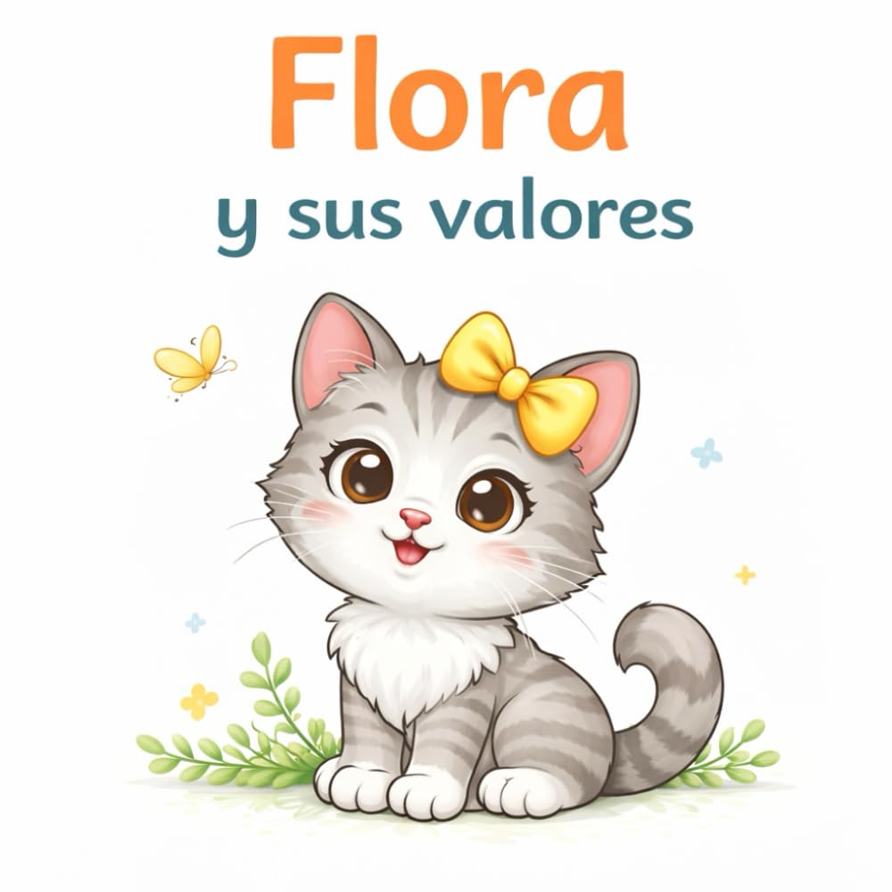 Flora y sus valores: Libros educativos para niños de 2 a 6 años para aprender emociones y colorear. (Flora: cuentos educativos infantiles)