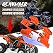 ATVMaster Front & Rear Fenders Plastic Body Compatible with 1987-2006 Yamaha Banshee 350 (YFZ350) Plastic Kit Replacemnt for 2GU-W2151-E0-00 2GUW2151E000 Fender Fares (Orange)