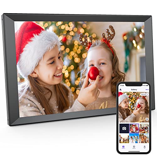 Wifi Digital Picture Frame- Fangor 14.1 Inch Large Digital Photo Frame With Greeting Card &16Gb Storage, Hd Touch Screen, Easy Use To Share Photo Or Video, Auto-Rotate, Support 32Gb Micro Sd Card #TOP25