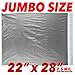 22x28 Jumbo Self-Seal Poly Mailer Bags 2.5 Mil (50 Pack Silver)