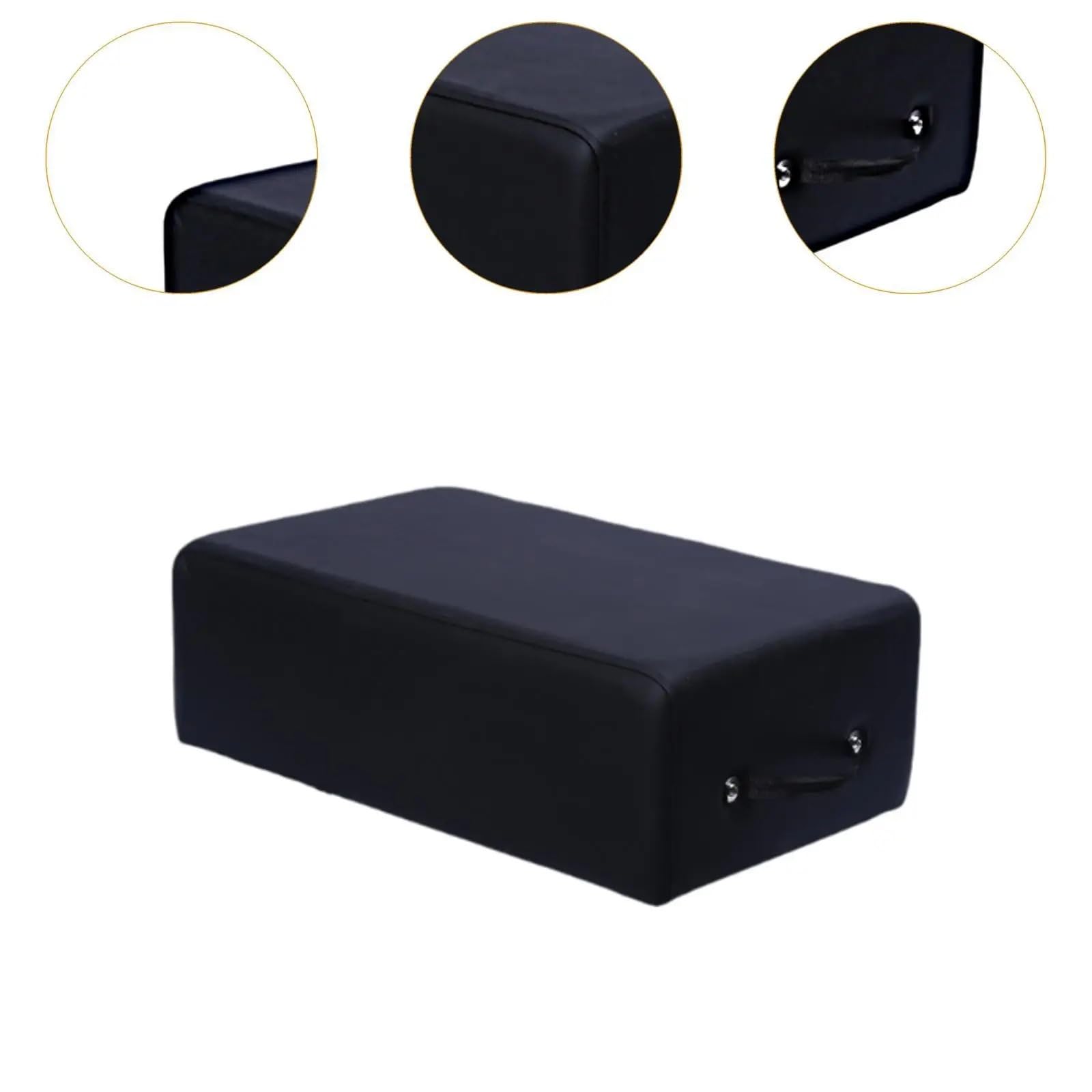 łóżko do jogi Pilates Reformer Box Portable Pilates Akcesoria do ćwiczeń z łóżkiem jogi Balans na siłownię sprawność na siłownię deska do ćwiczeń(Black)