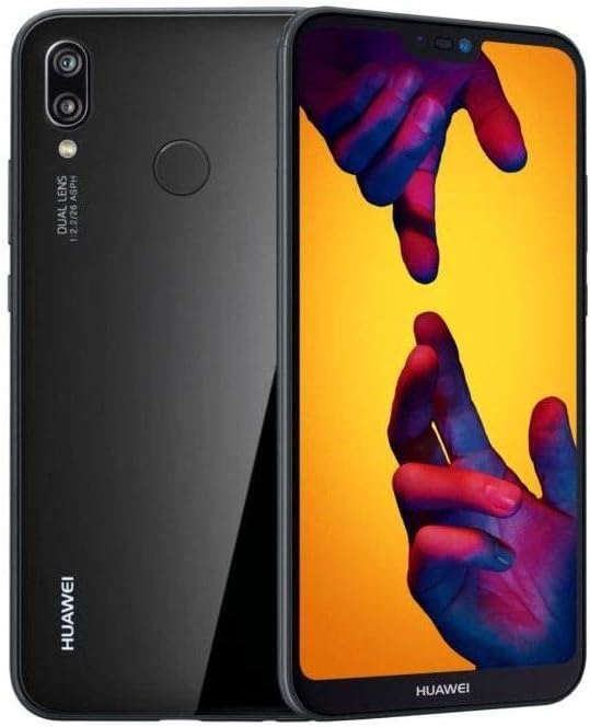 Huawei P20 Lite 64GB Midnight Black, Dual Sim, 5.84â€ inch, 4GB Ram, (GSM Only, No CDMA) Unlocked International Model, No Warranty