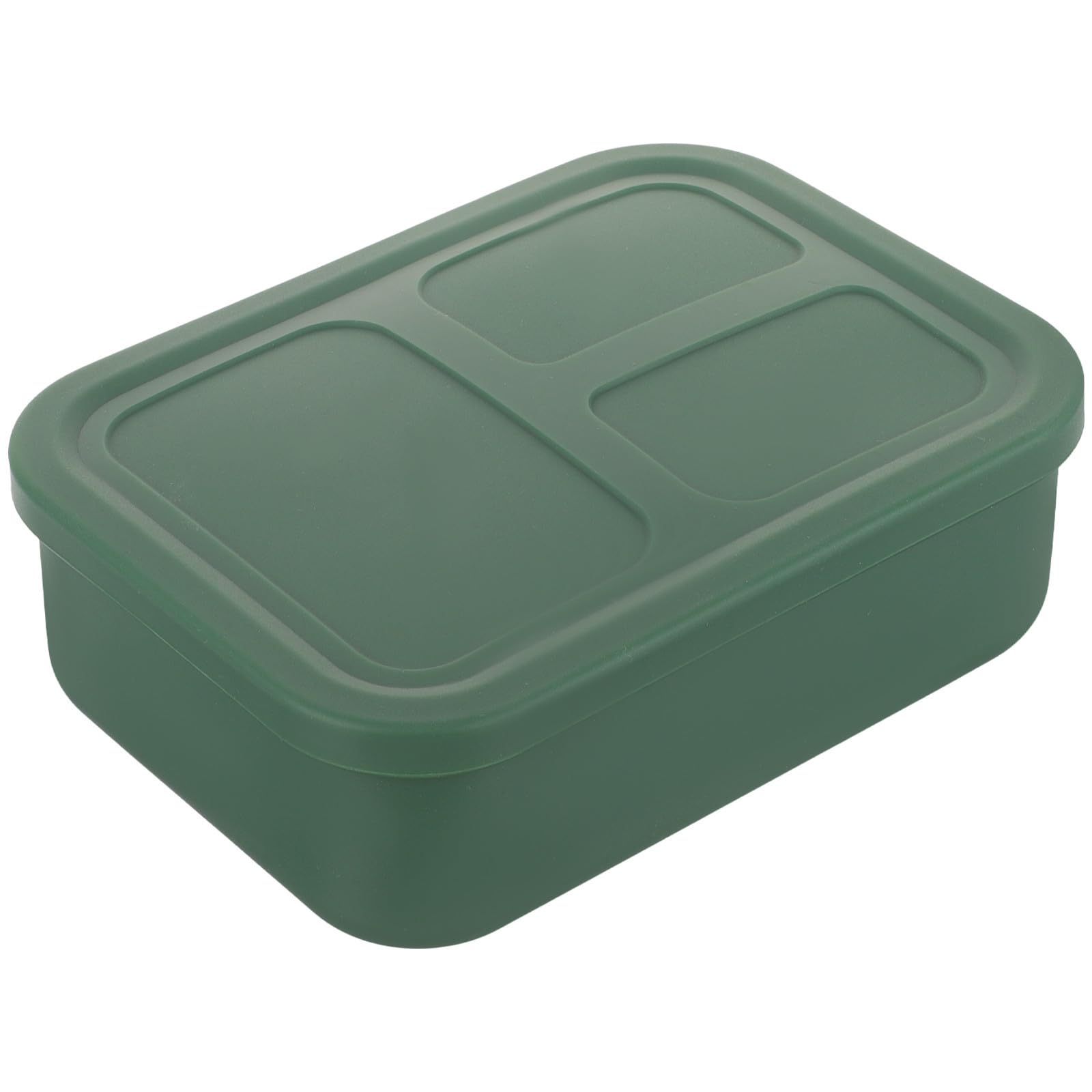 ABOOFAN Portapranzo in Silicone Scomparti Ermetici da 420ml, Resistente al Microonde, Contenitore per Pranzo Termico per Scuola e Ufficio
