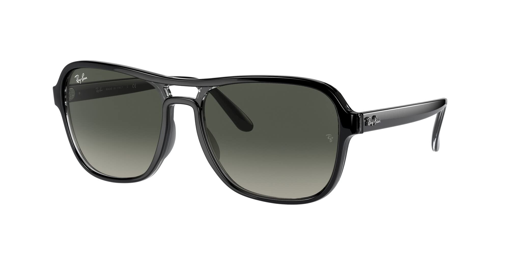 Amazon | [レイバン] サングラス RB4356 BLACK TRANSPARENT BLACK 58