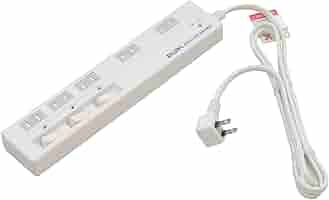 ELPA(エルパ) スリムタップ5個口1.5mUSB WL-USB5015B(W) 1861400 w17b8b5 Amazon.co.jp: ELPA(エルパ) スリムタップ5個口1.5mUSB WL