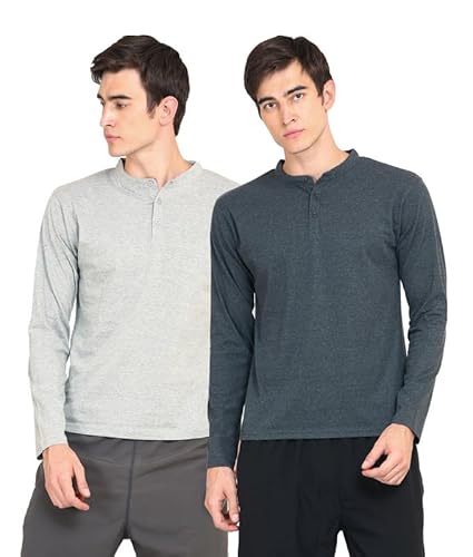 Ap’pulse Men’s Long Sleeve Mandarin Collar (Pack Of 2) For Rs. 378 Ap’pulse Men’s Long Sleeve Mandarin Collar (Pack Of 2) For Rs. 378