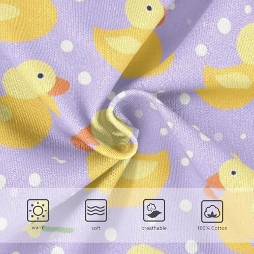 Wusikd Yellow Ducks Boys' Underwear Cotton Lavender Boys Briefs Soft Toddler Underwear 2T3