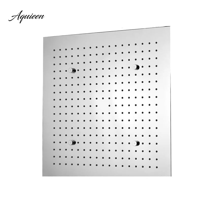 Image of Aquieen 2 inlet rain and mist shower SS304 Ceiling Shower (24 inch x 24 inch)