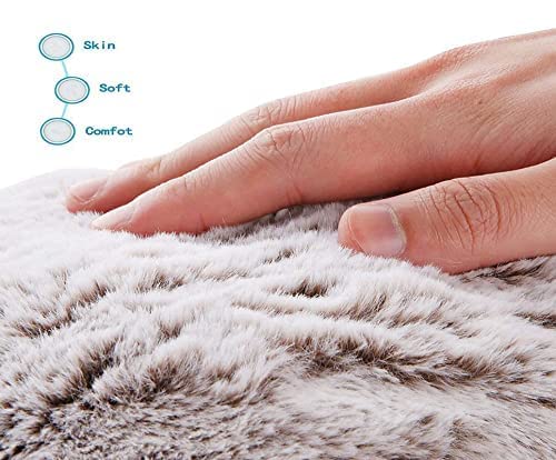 Rokoo Heating bag with hand pockets, hot water bags for pain relief, heating bag electric, Heat Pouch Hot Water Bottle Bag, Electric Hot Water Bag Cotton Bath Towel (Brown Velvet Touch) 3