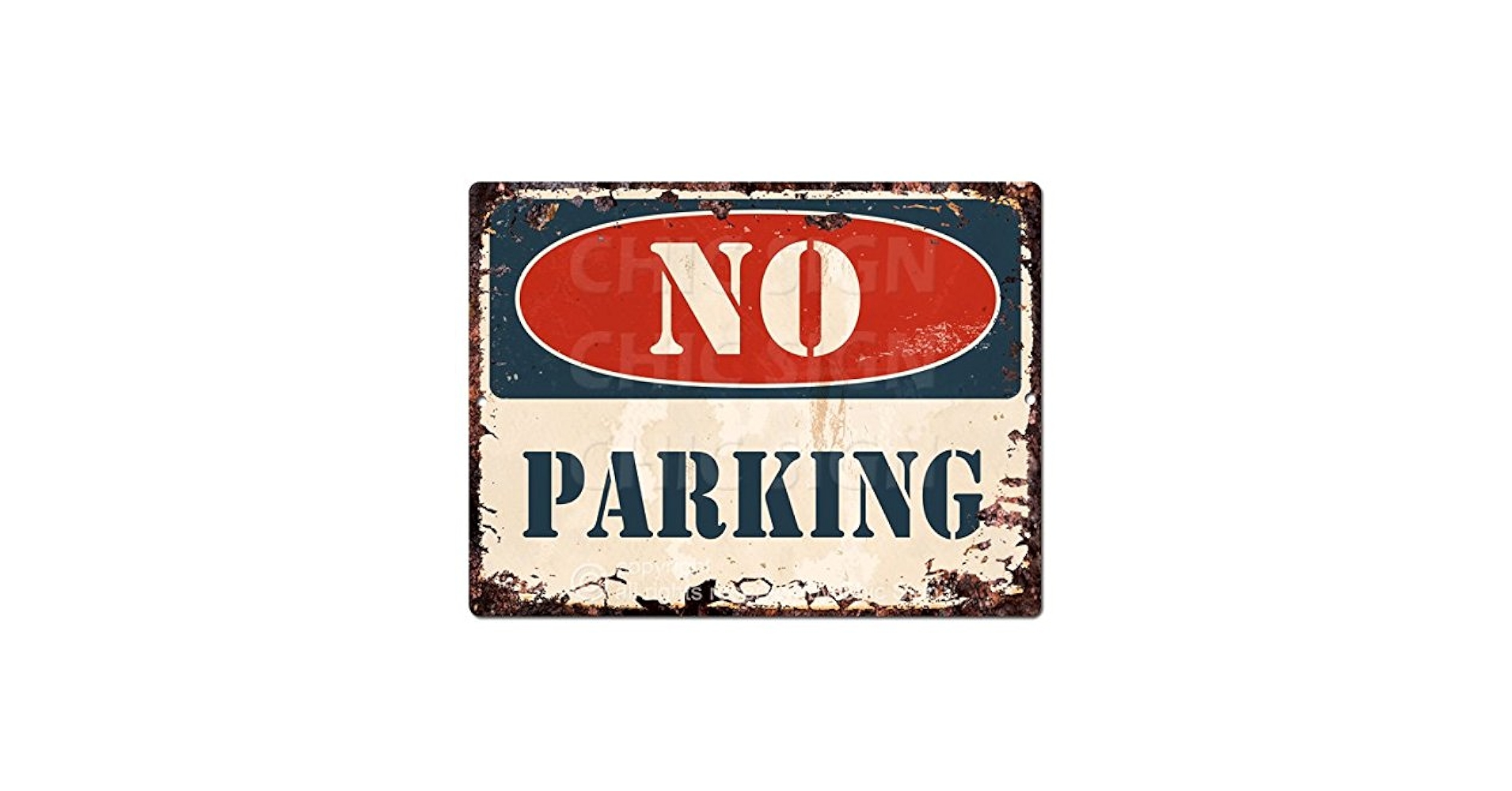 ヴィンテージ 看板 アメリカ NO PARKING Amazon.com: NO Parking Chic Sign Vintage Retro Rustic 9