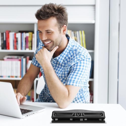 Perforatrice à 4 trous Joyzan pour simplifier le rangement des documents à la maison - 3