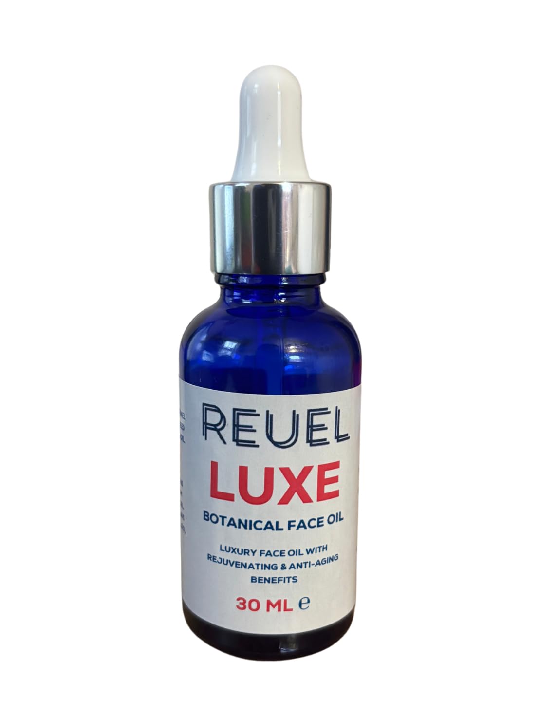 Reuel Luxe Botanical Facial Oil, Anti-Ageing Serum with Rosehip and Jojoba Oil, 30ml, 30 ml (Pack of 1)