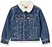 Levi's Kids Veste en jean Bébé garçon -Lvn Sherpa Trucker Jacket Medium Stonewash 24 mois