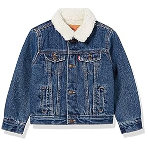 Levi’s Kids Lvn Denim Sherpa Trucker Jacket voor baby’s