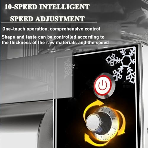 Commercial Kakigori Machine - Ice Shaver for Bingsu, Shaved Ice & Cone Ice Cream - Adjustable Speed Shaved Ice Maker for Perfect Frozen Desserts