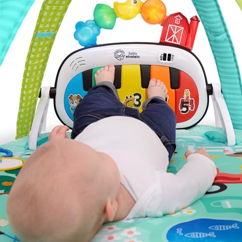 Baby Einstein Farm Explorers 4-in-1 Kickin’ Tunes Musical Meadow Music & Language Discovery Gym, Ages 0 Months and Up - Image 3