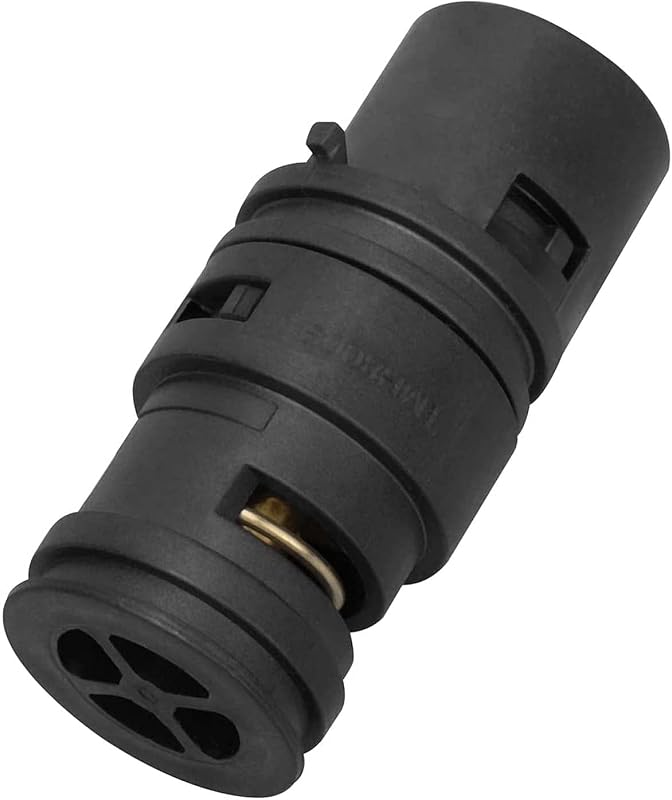 Carcaça da válvula termostática do radiador de óleo Niyako 143-0872 para BMW E46 E53 E83 E85 E86 X3 X5 Z4 323 325 328 330 – 1 unidade