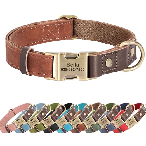 KINYABLUE Personalized Dog Collars