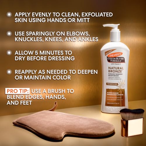 Palmer's Natural Bronze Cocoa Butter Body Lotion (8.5 Oz - Pack of 3) - image 6