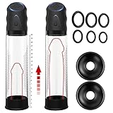 Electric Penis Vacuum Pump with 4 Suction Intense Rechargeable Adult Toys Penis Enlarger for Men Pen