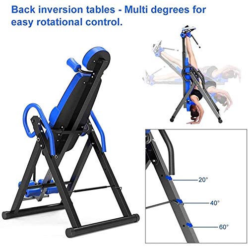 Inversion Table Multifunctional Inversion Equipment Foldable Back Stretcher Machine Heavy Duty Trainer for Home Fitness Massage - Image 6