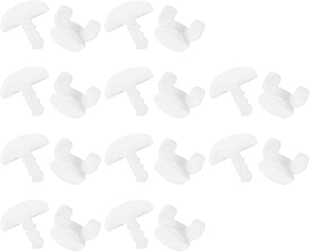 Pack of 10 Adjustable Curtain Rails Stoppers for Replacement and Use