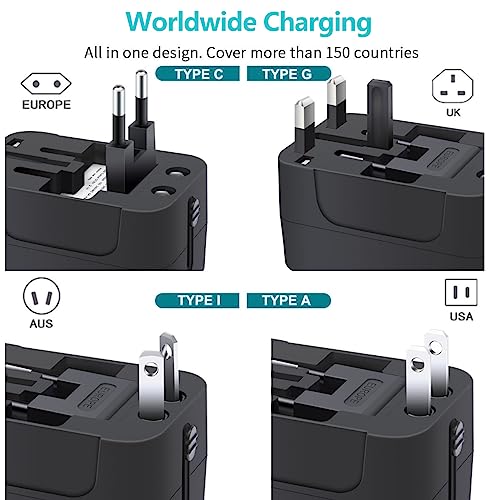 Slmask B07LCGG6Z7 Travel Adapter, Universal Plug Adapter thumb #2