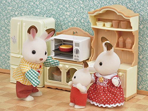 Sylvanian Families 5443 Schrank mit Mikrowelle - Puppenhaus Einrichtung Möbel – Bild 8
