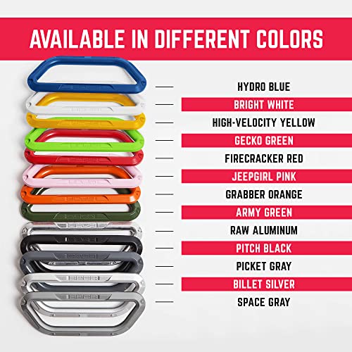 Gpca - Grab Handle Combo, Better Value Pack With 4Pcs Grip Pro And 2Pcs Gp Backgrip Pro, Car Headrest Grab Handles For Jeep Jl, Jlu, Jt Gladiator, Jk, Jku And More, Grabber Orange #TOP5