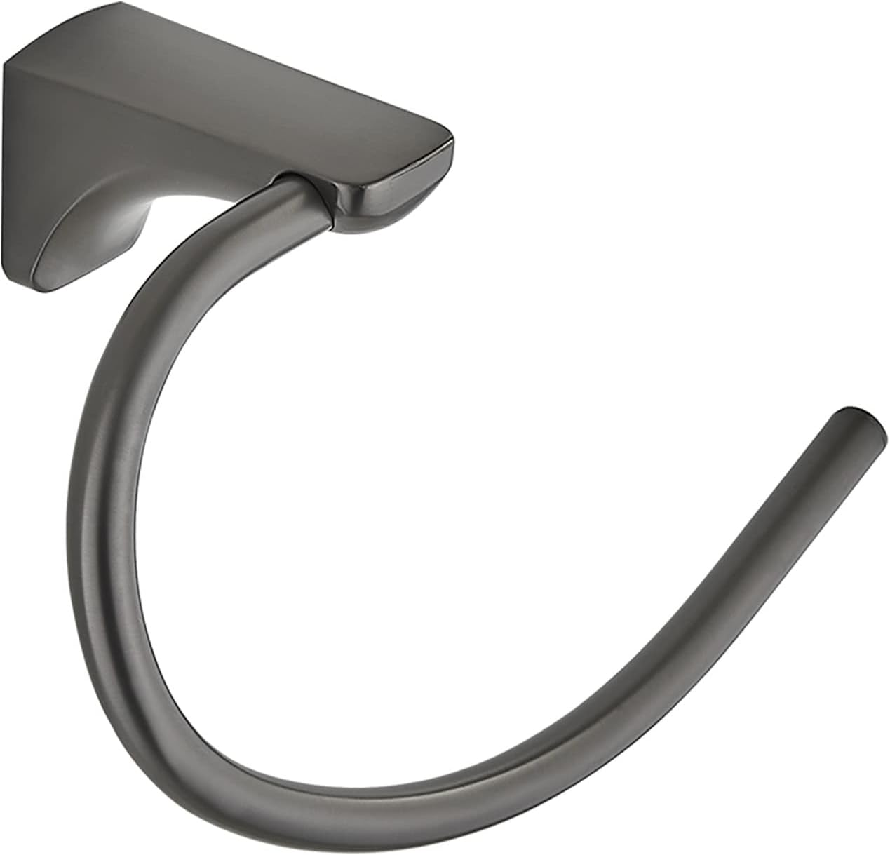 Brushed Gun Gray Towel Ring, Bathroom Toilet Towel Rack, Punch-Free Towel Hook, Toilet Kitchen Towel Holder Bathroom