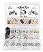 Bolt Mc Hardware EUPP-50/65 KTM 2-Stroke 50-65cc Euro style Pro Pack Fastener Kit, SILVER,Medium , Black