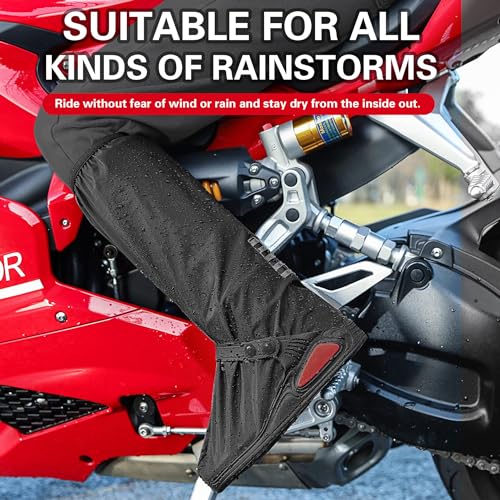 Image of iCreek Waterproof Shoe Covers Reflective Rain Boot Foldable Non-Slip Protective Overshoes for Rainy Day, Hiking, Outdoor