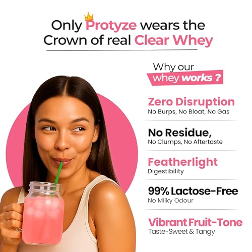 Image of Protyze Anytime Clear Whey Protein (5 Servings, Royal Rose)