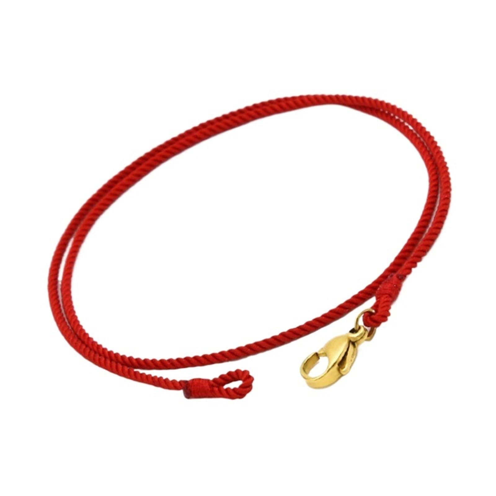 Cordino Per Collana Collana con cordoncino in cotone da 5 pezzi, 1, mm | Colore rosso nero fatto a mano for uomo donna con chiusura in acciaio(50cm)