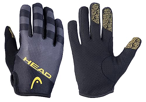 Gants long finger HEAD 6827 jaune taille L pour cyclisme