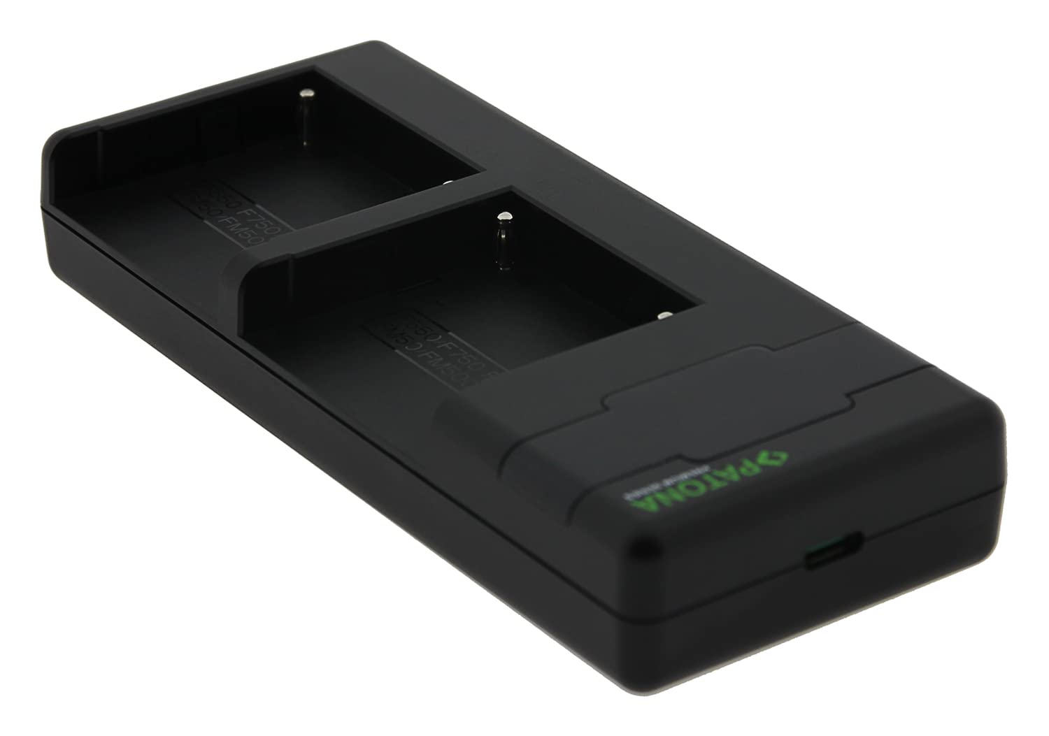 PATONA Premium Twin Performance PD Caricabatterie compatibile con Sony F550 F750 F970 FM50 FM500H batteria, Caricatore doppio con USB-C e supporto QC/PD, ricarica rapida con alimentatore 20W+