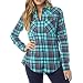 Fox Juniors Flown Flannel Plaid Shirt