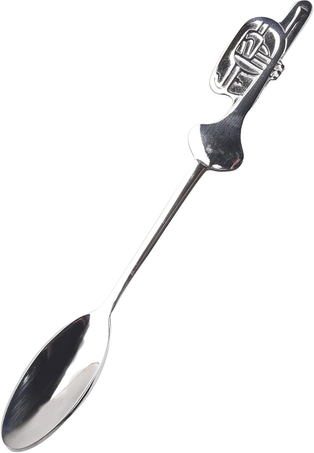 Cooking 1pc Stainless Steel Tea Spoon Music Symbol Long Handle Spoon Drinking Tools Kitchen Gadget Cutlery (Size : 1)