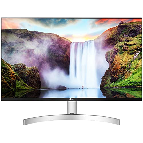 LG 27Ml600 Full Hd 27 Inch (69 Cm) LCD 1920 X 1080 Pixels IPS Monitor 3 Side Borderless Design – Dual Hdmi & Vga Port – Reader Mode and Flicker Free Screen (Work & Education) – (White)